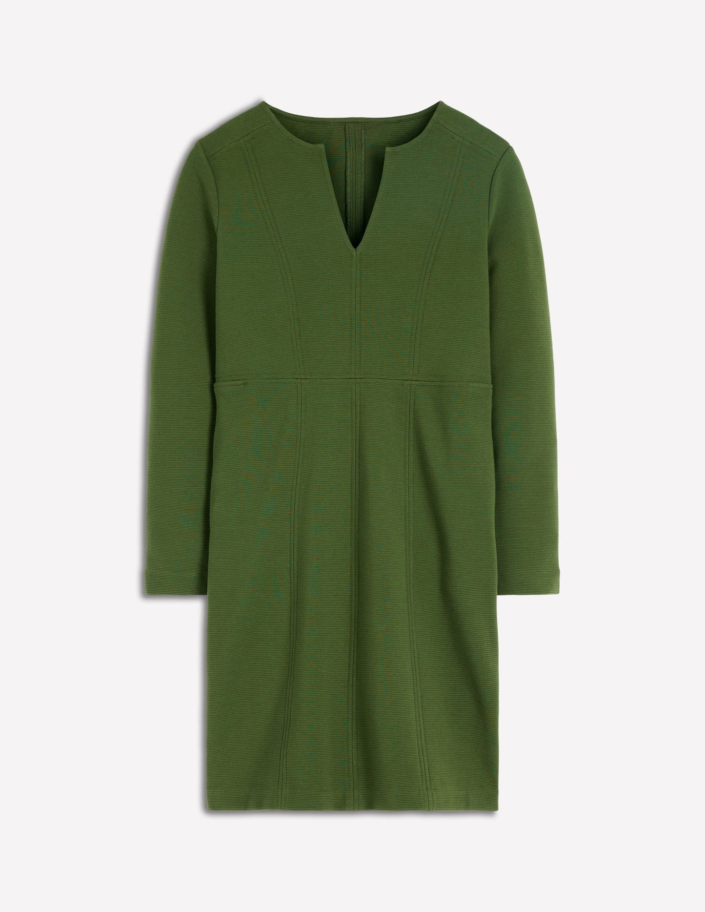 Colette Ottoman Shift Dress-Green Fir