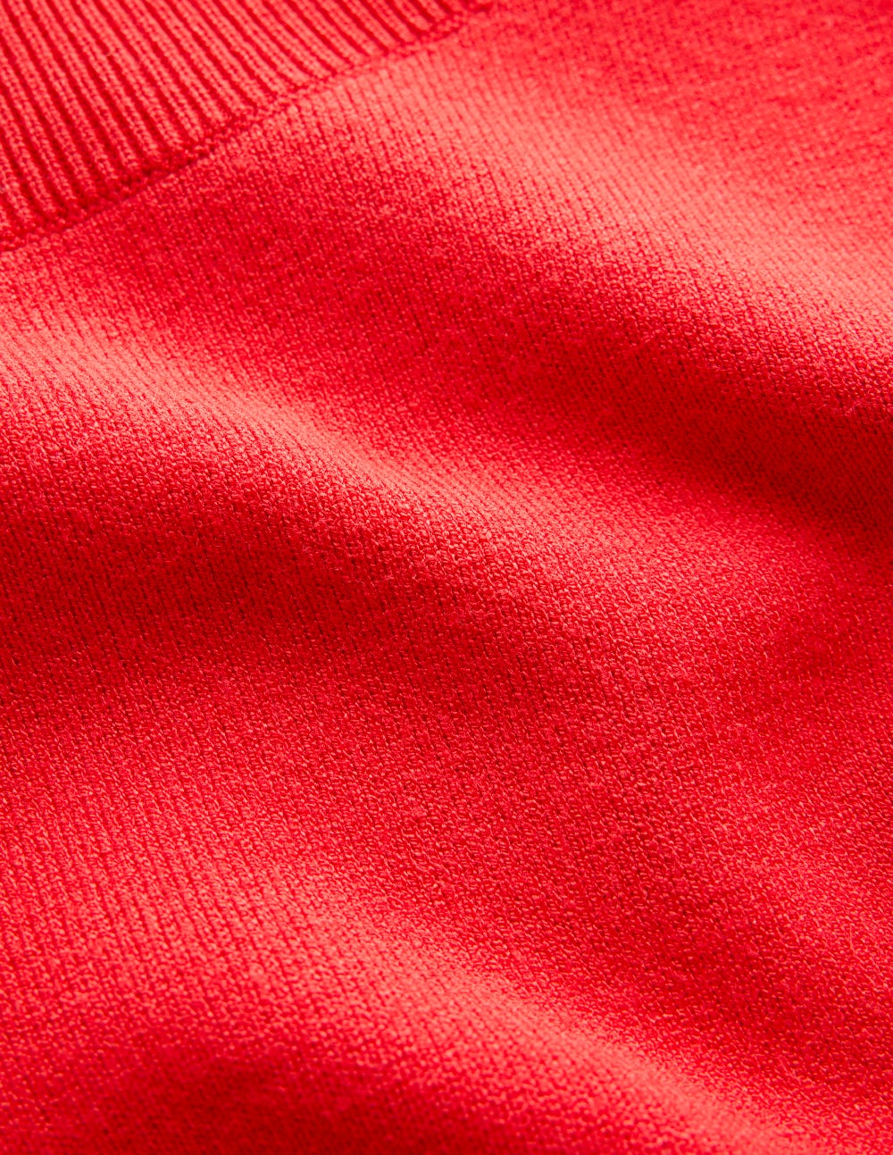 Tiana Tie Front Knitted Dress-Merida Red