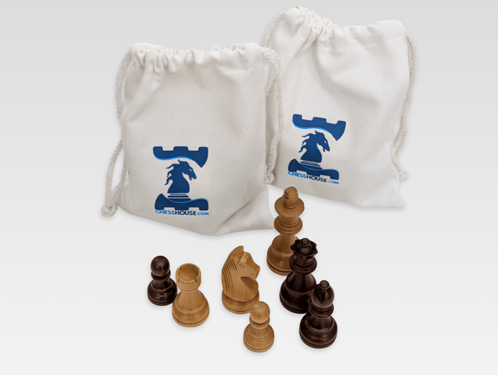 3.75" Weighted Wooden Chess Pieces - Piece - Chess-House