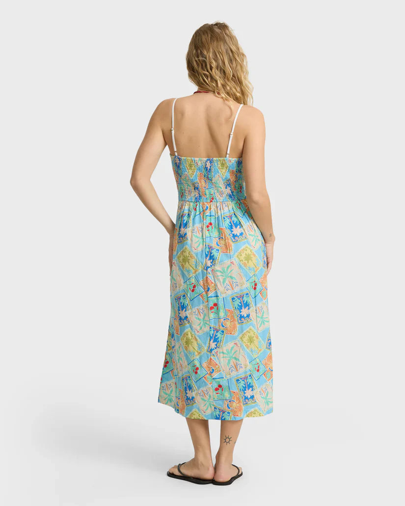 Palm Grove Midi Dress