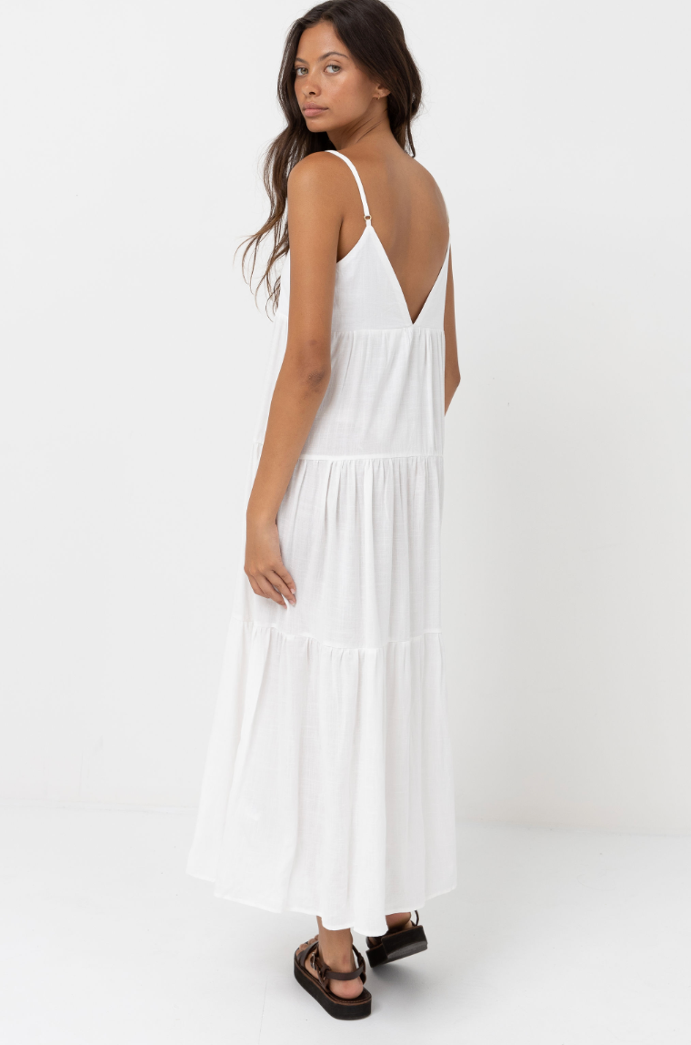Rhythm Classic Tiered Midi Dress