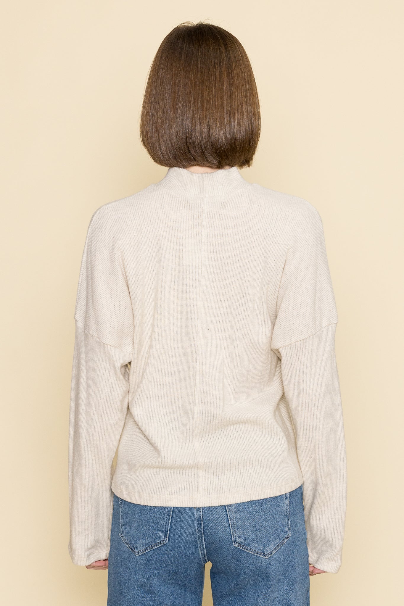 Sielo Cozy Seamed Mock Neck