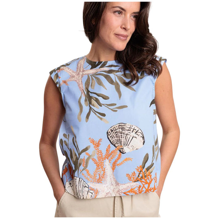 Affine Cotton Blend Womens Top 2613161102200