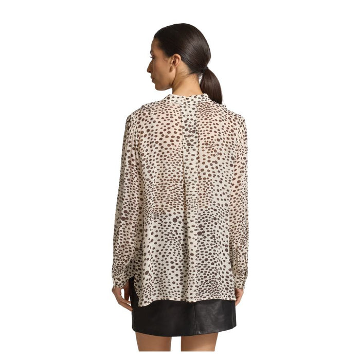 Canapa Ruffle Front Womens Shirt 2613111151200