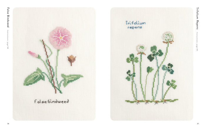 Cross Stitch Wildflowers and Grasses