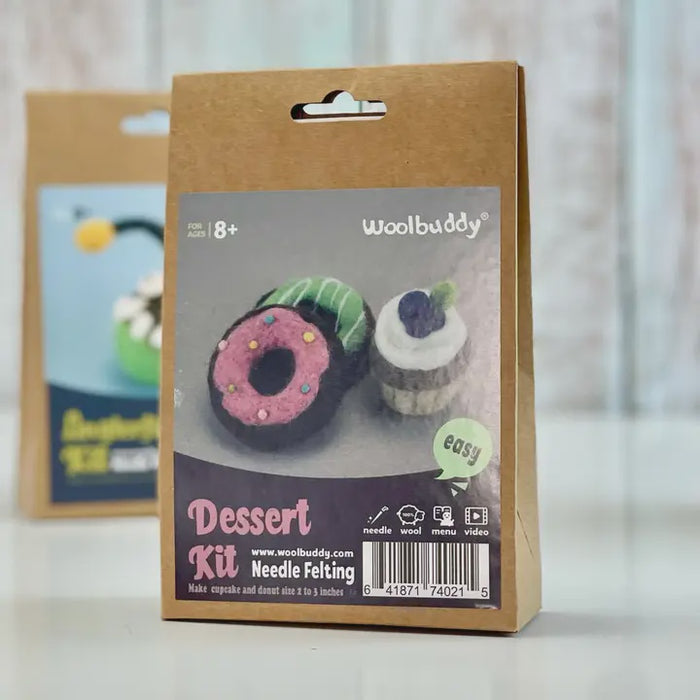 Dessert Needle Felting Kit (Donut & Cupcake)