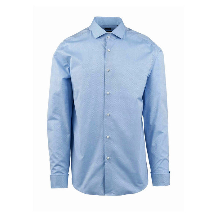H-HANK Spread DC-214 Slim Fit Structured Cotton Shirt 50539229
