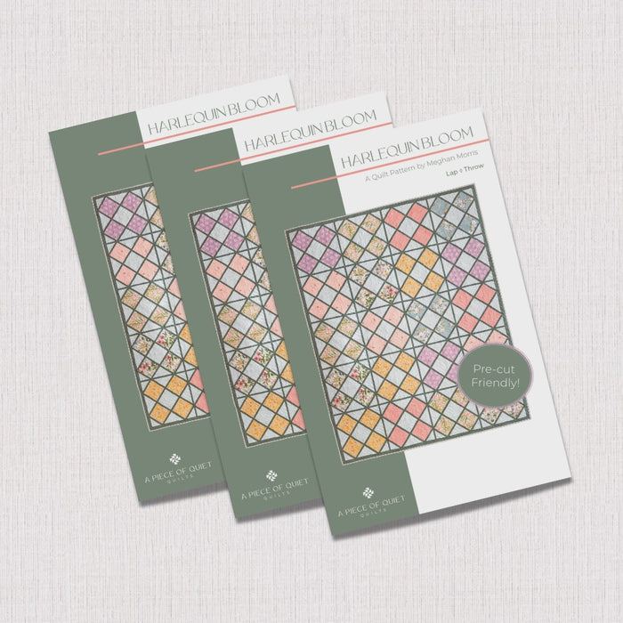 Harlequin Bloom Quilt Pattern