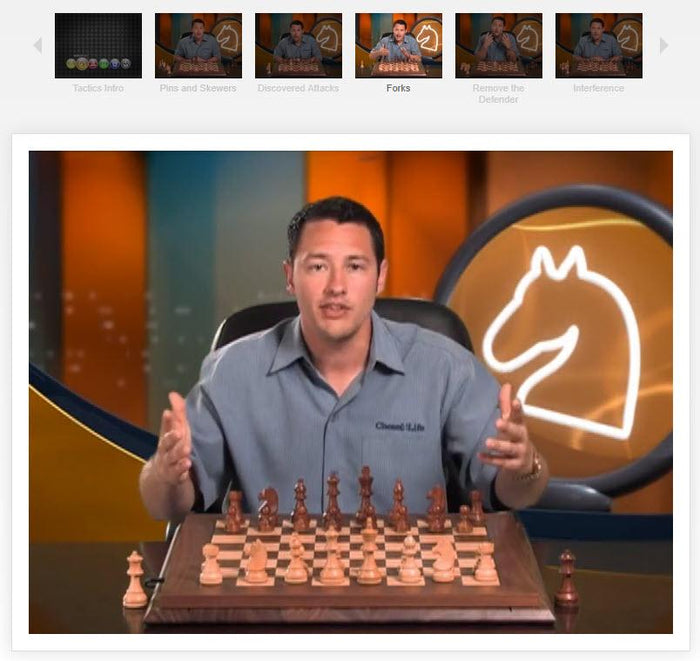 Instant Access: Elliott's Chess School #2 KNIGHT Level - Movie DVD - Chess-House