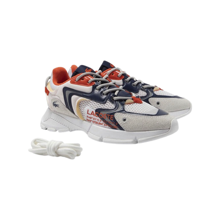 Lacoste Men's L003 NEO 223 White Orange Navy