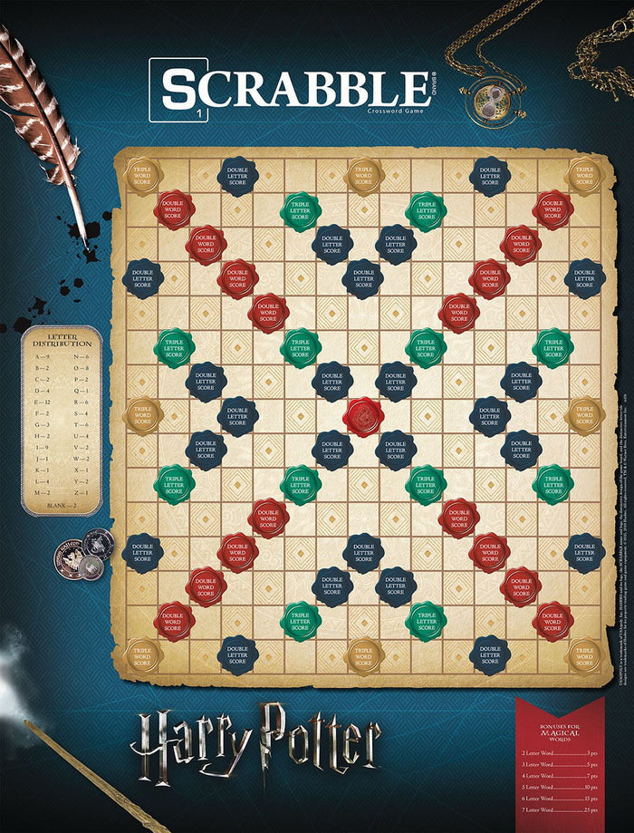 Scrabble Board Game - Harry Potter Edition - Game - Chess-House