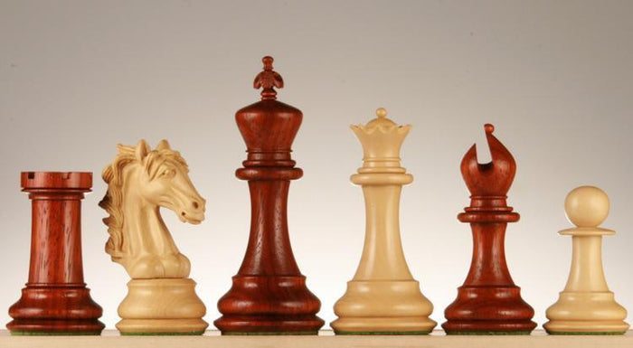 SINGLE REPLACEMENT PIECES: 5" Fiero Caballero Chess Pieces - Rosewood Piece