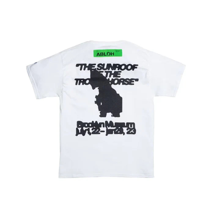 Virgil Abloh x Brooklyn Museum Figures of Speech Sunroof Trojan Horse White Tee