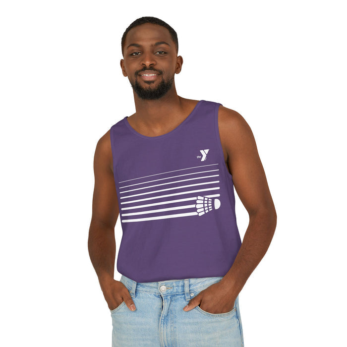 Winston Badminton Club - Unisex Garment-Dyed Tank Top