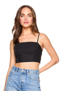 Susana Monaco Poplin Lace Up Top