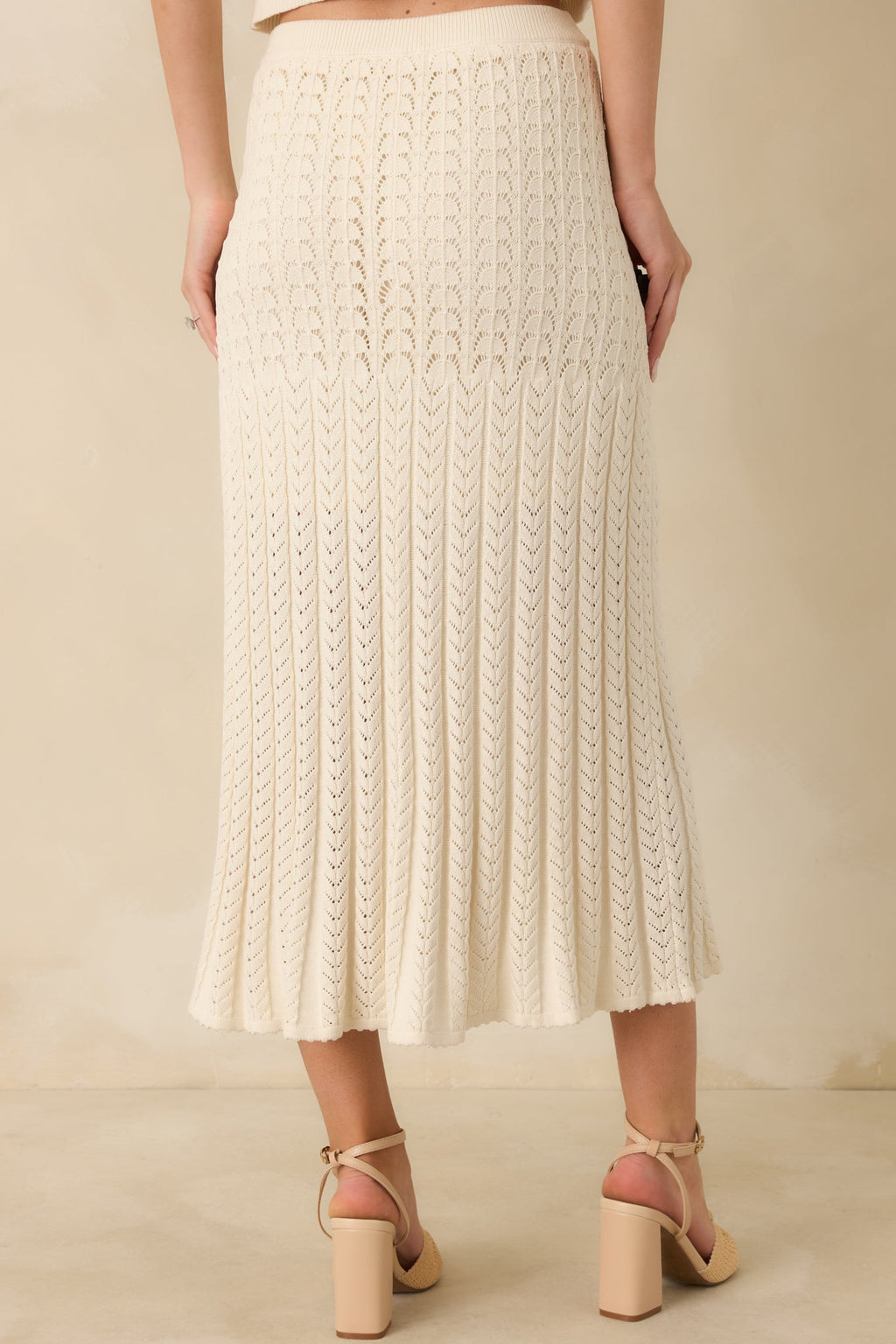 Z Supply Ivory Lexa Sweater Midi Skirt