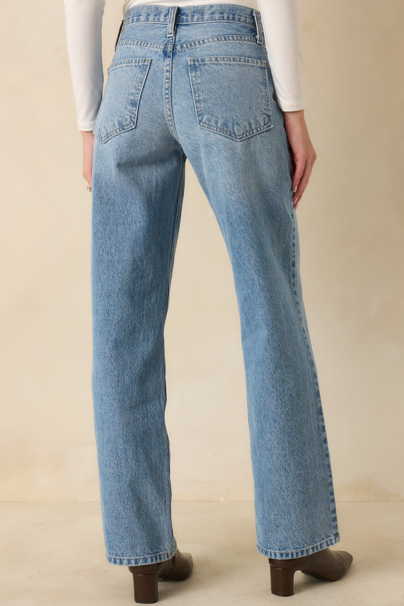 More Than Ever Light Wash Relaxed Straight Leg Jeans
