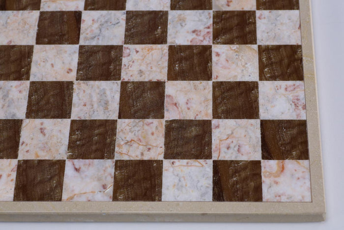 Pink and Tan - White Border