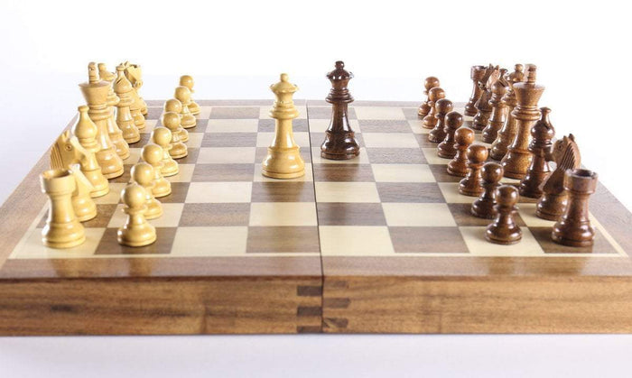 14” Folding Chess Box and Set - Chess Set - Chess-House