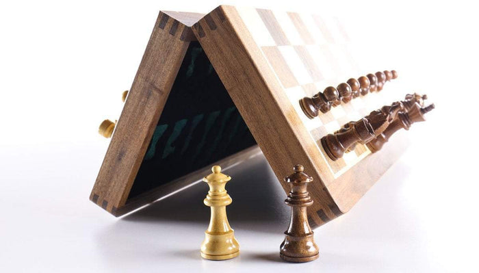 14” Folding Chess Box and Set - Chess Set - Chess-House