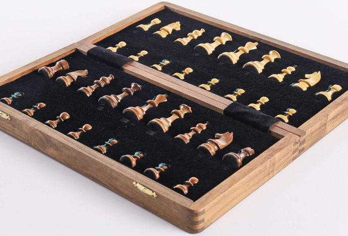 14” Folding Chess Box and Set - Chess Set - Chess-House