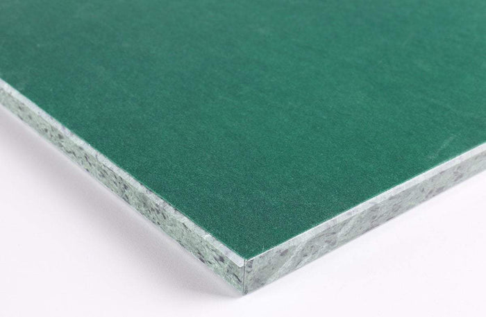 16" Green and Black Marble Chess Board Board