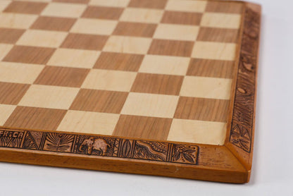 17" African Themed Chessboard - Board - Chess-House