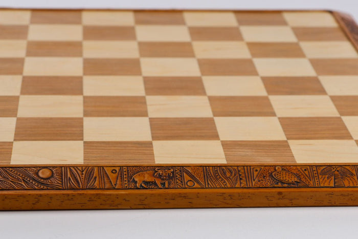 17" African Themed Chessboard - Board - Chess-House
