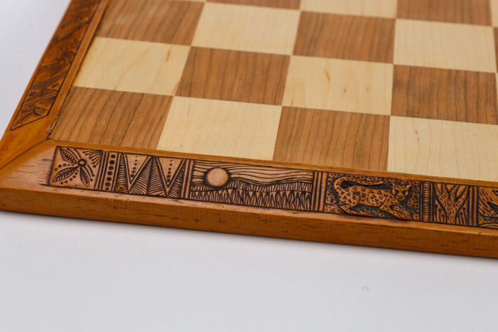 17" African Themed Chessboard - Board - Chess-House