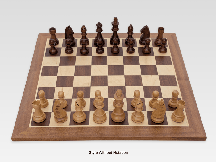 19" Mahogany Economical Wooden Chess Board - Board - Chess-House