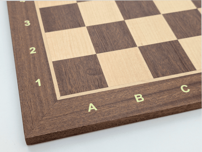 19" Mahogany Economical Wooden Chess Board - Board - Chess-House