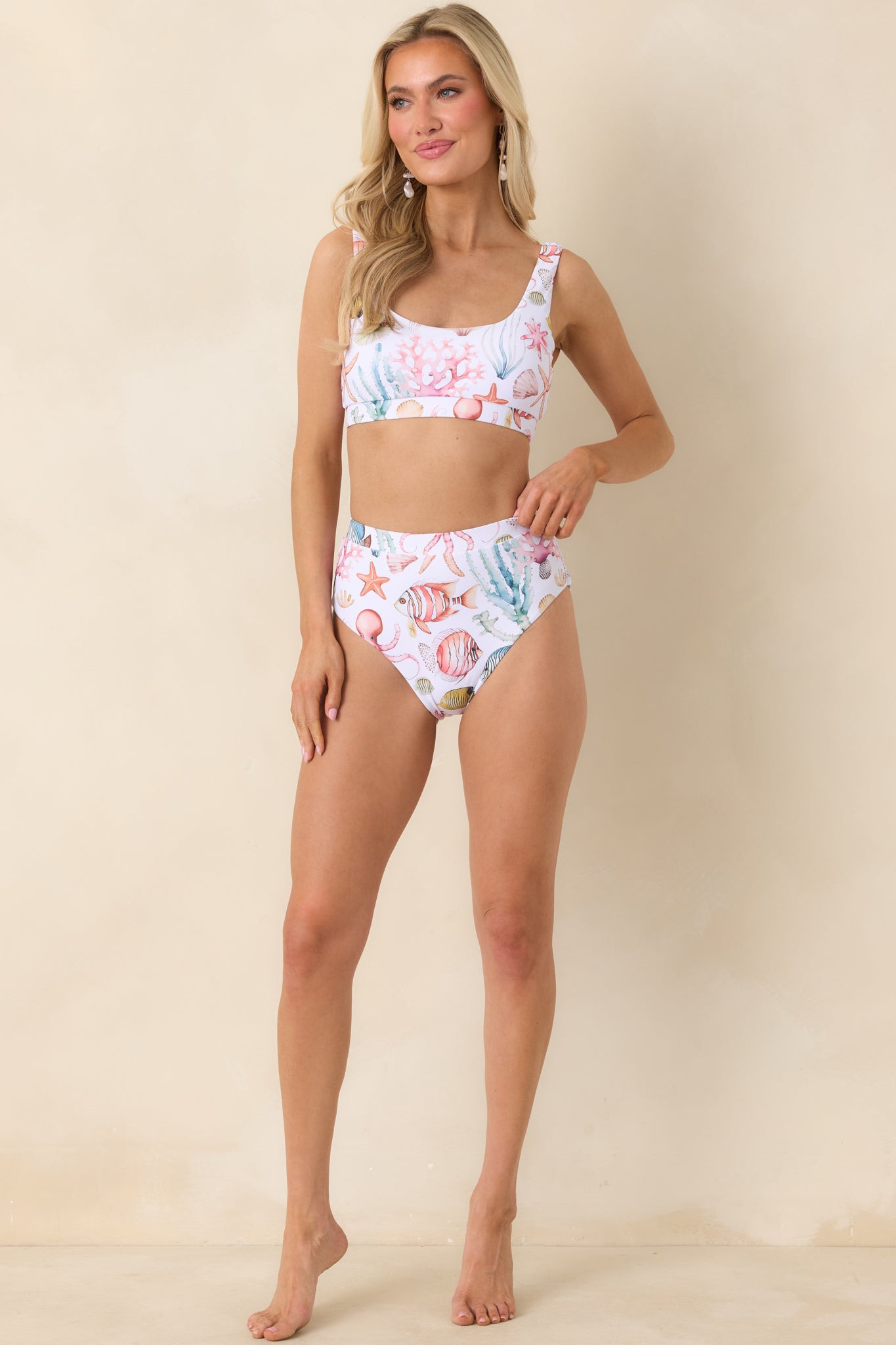 Paradisa Delphina Multi Sporty Scoop Bikini Top
