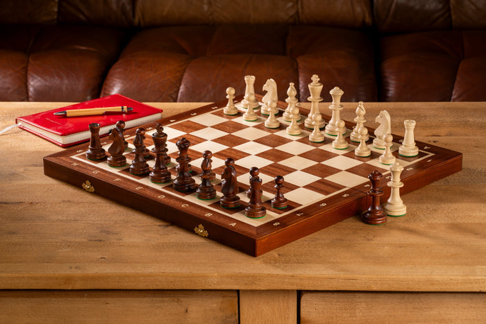 20" Tournament No 6 Chess Set with Double Queens - Chess Set - Chess-House