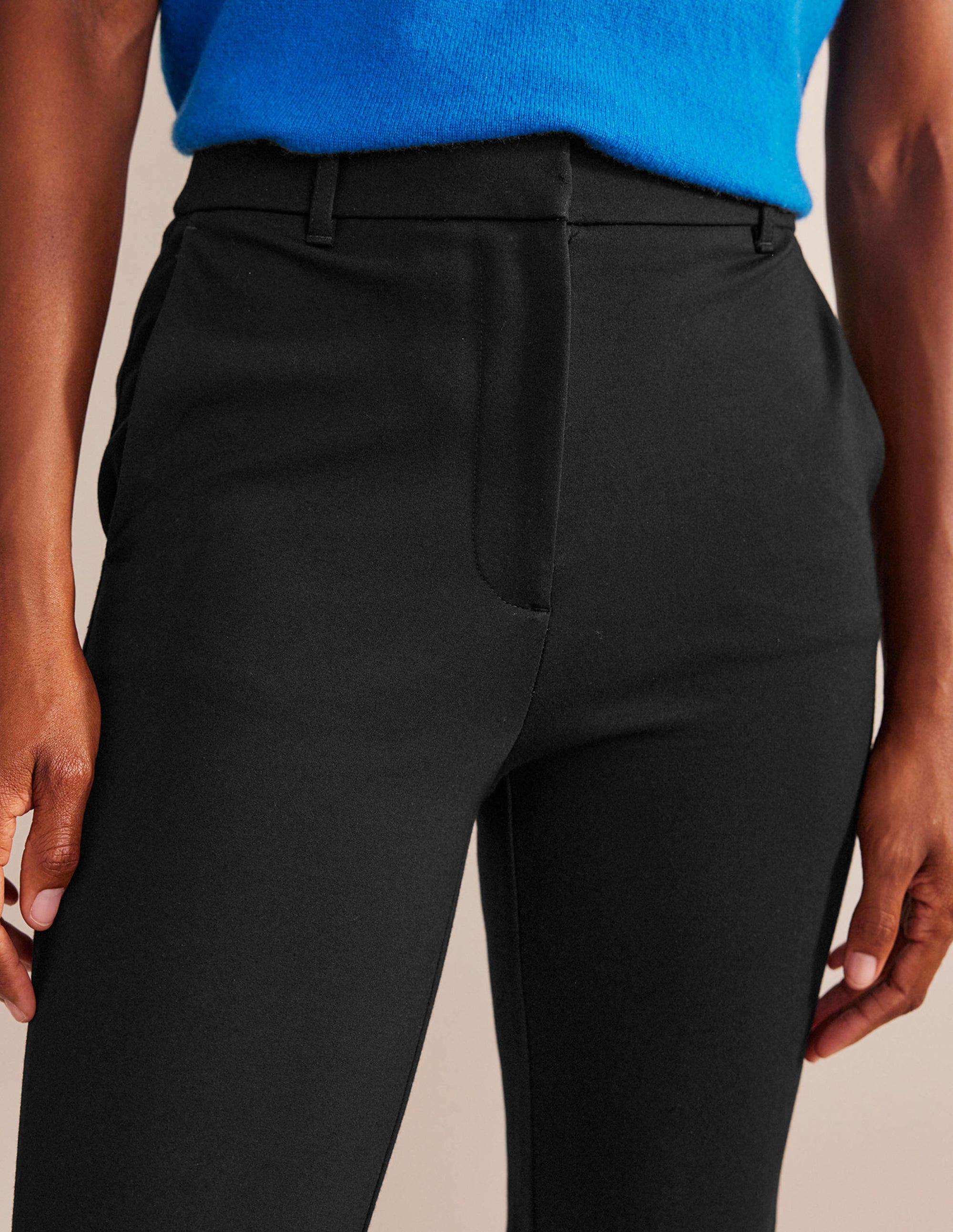 Highgate Ponte Pants-Black