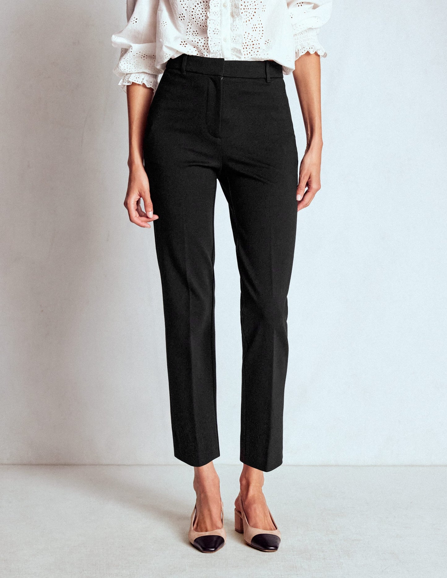 Highgate Ponte Pants-Black