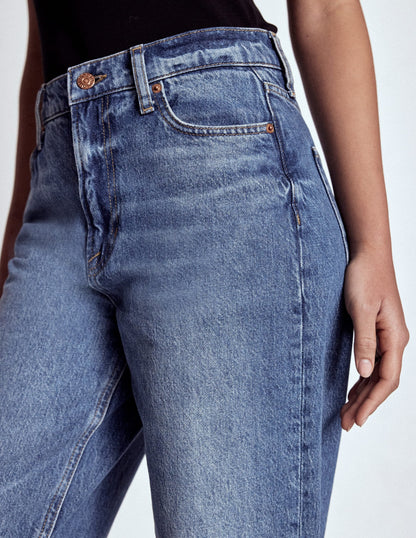 Mid Rise Relaxed Jeans-Mid Vintage