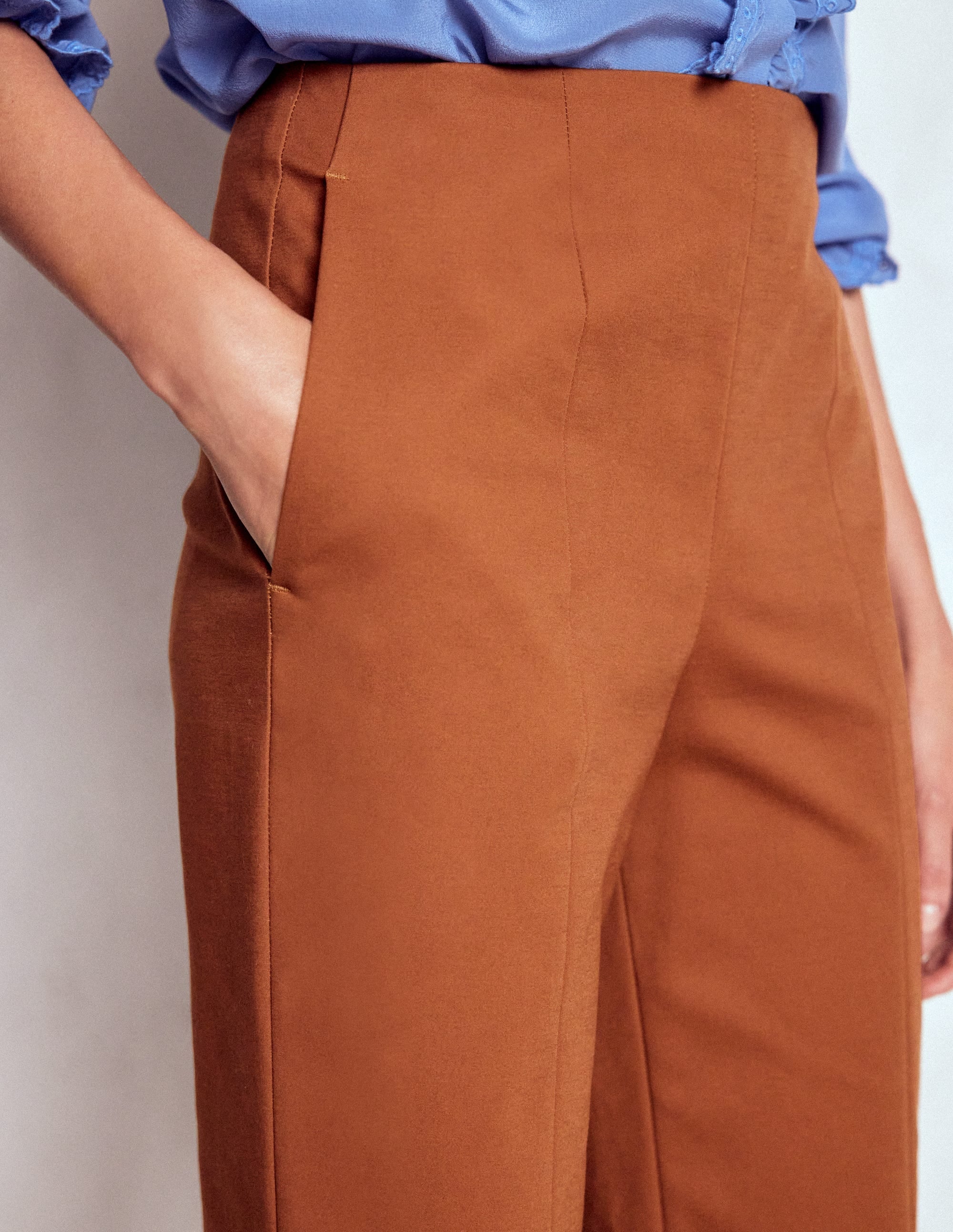 Smart 7/8 Pants-Russet