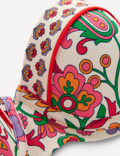 Rhodes Cup Sized Bikini Top-Multi, Oriental Paradise