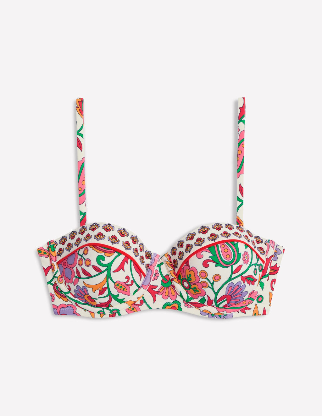 Rhodes Cup Sized Bikini Top-Multi, Oriental Paradise
