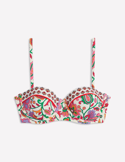 Rhodes Cup Sized Bikini Top-Multi, Oriental Paradise