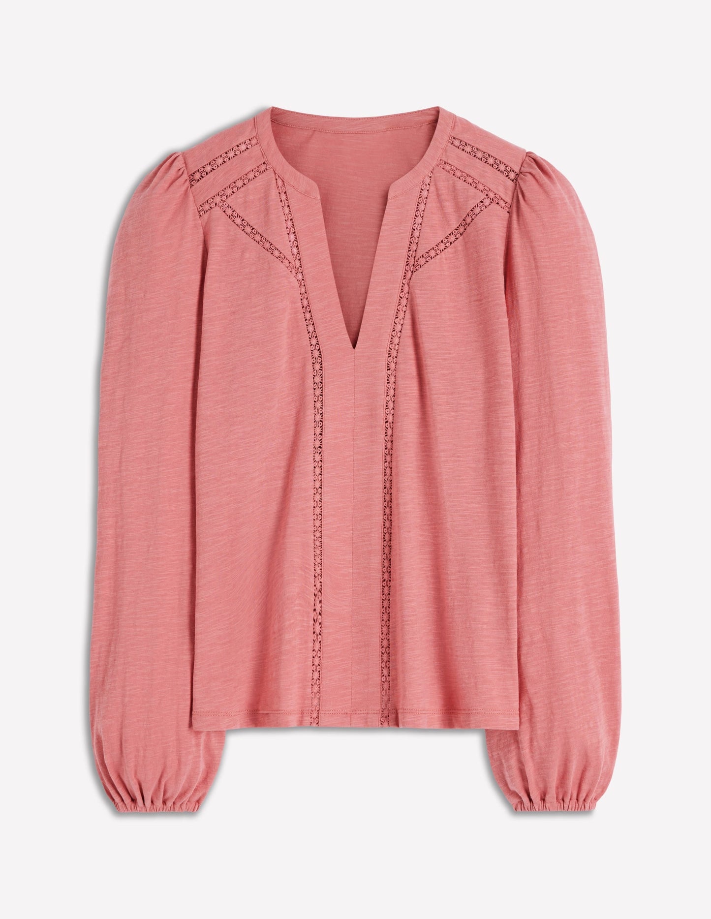 Poppy Long Sleeve Top-Vintage Rose