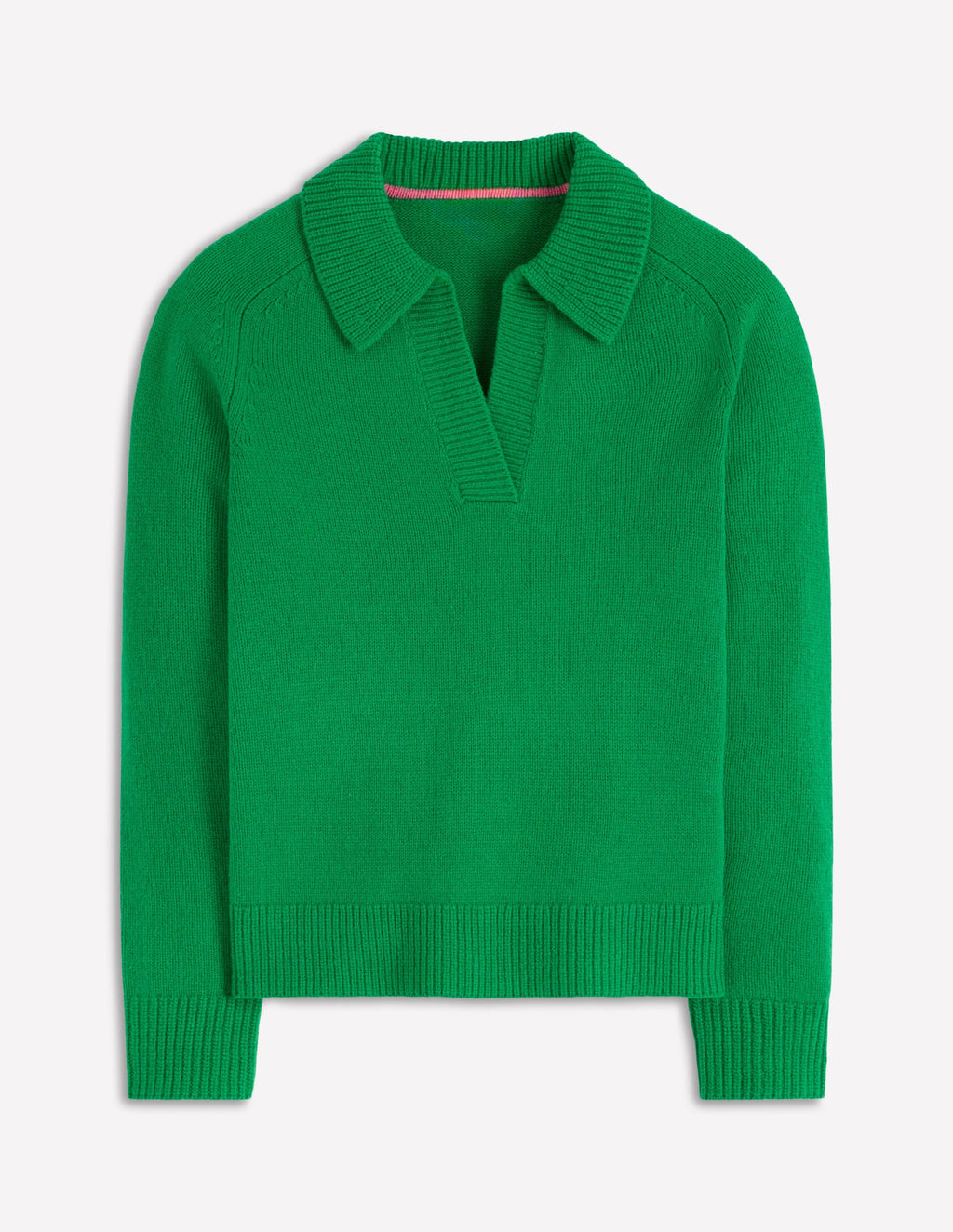 Marion Merino Henley Sweater-Rich Emerald