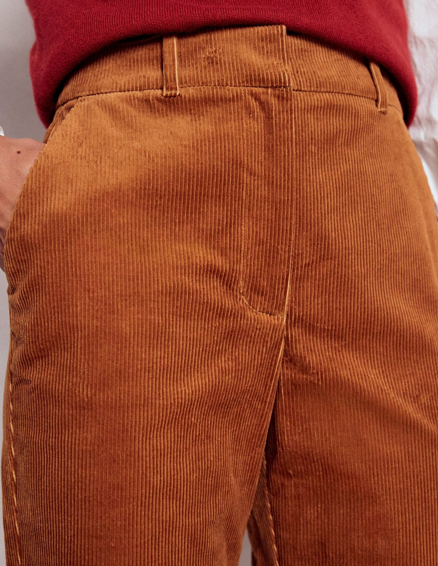 Canonbury Cord Pants-Ginger