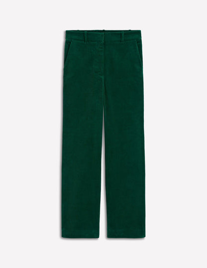 Canonbury Cord Pants-Emerald Night