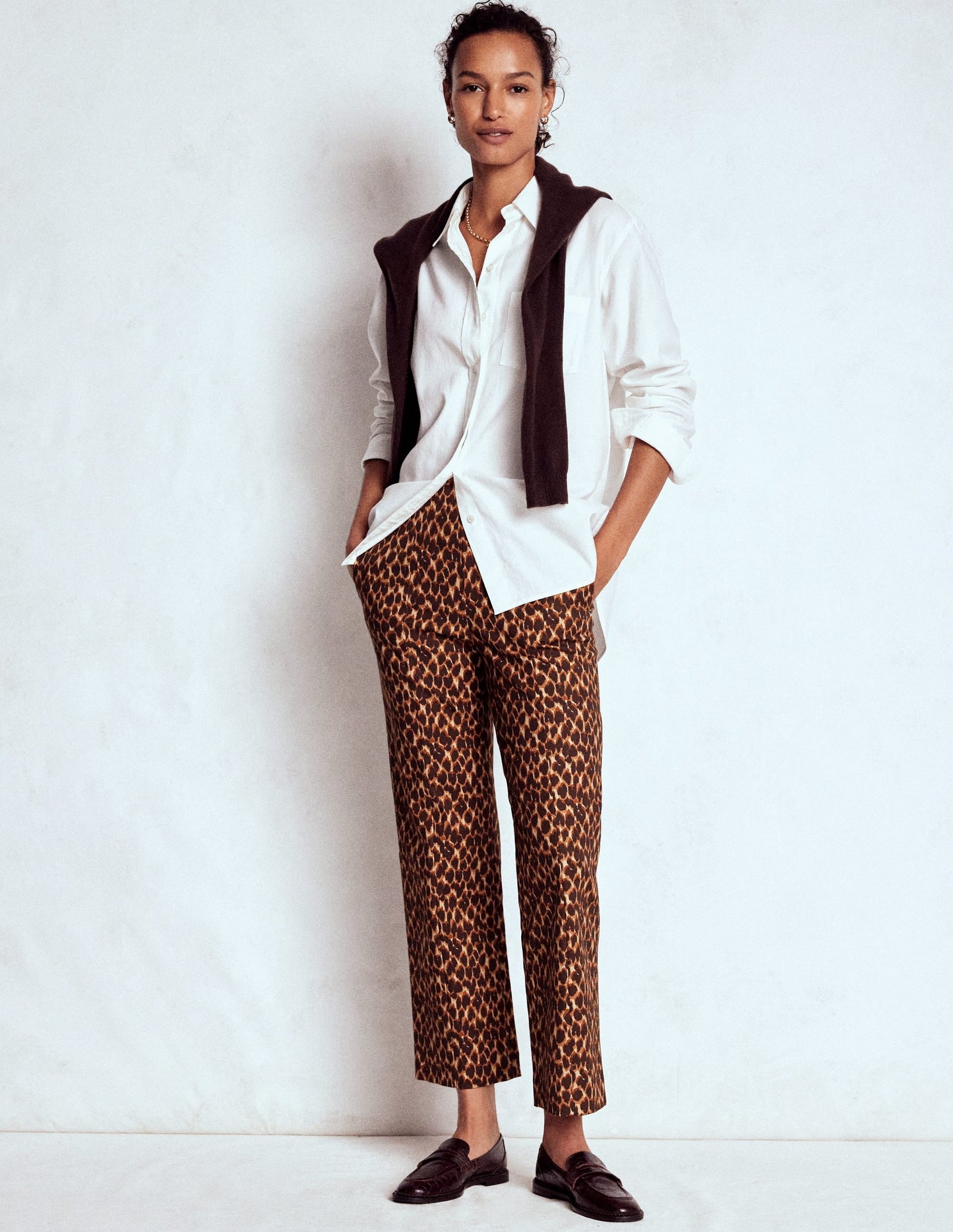 Smart 7/8 Pants-Multi, Abstract Leopard
