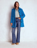 Carlisle Textured Coat-Cobalt Blue