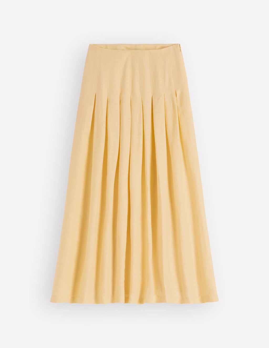 Valentina Linen Skirt-Buttercream