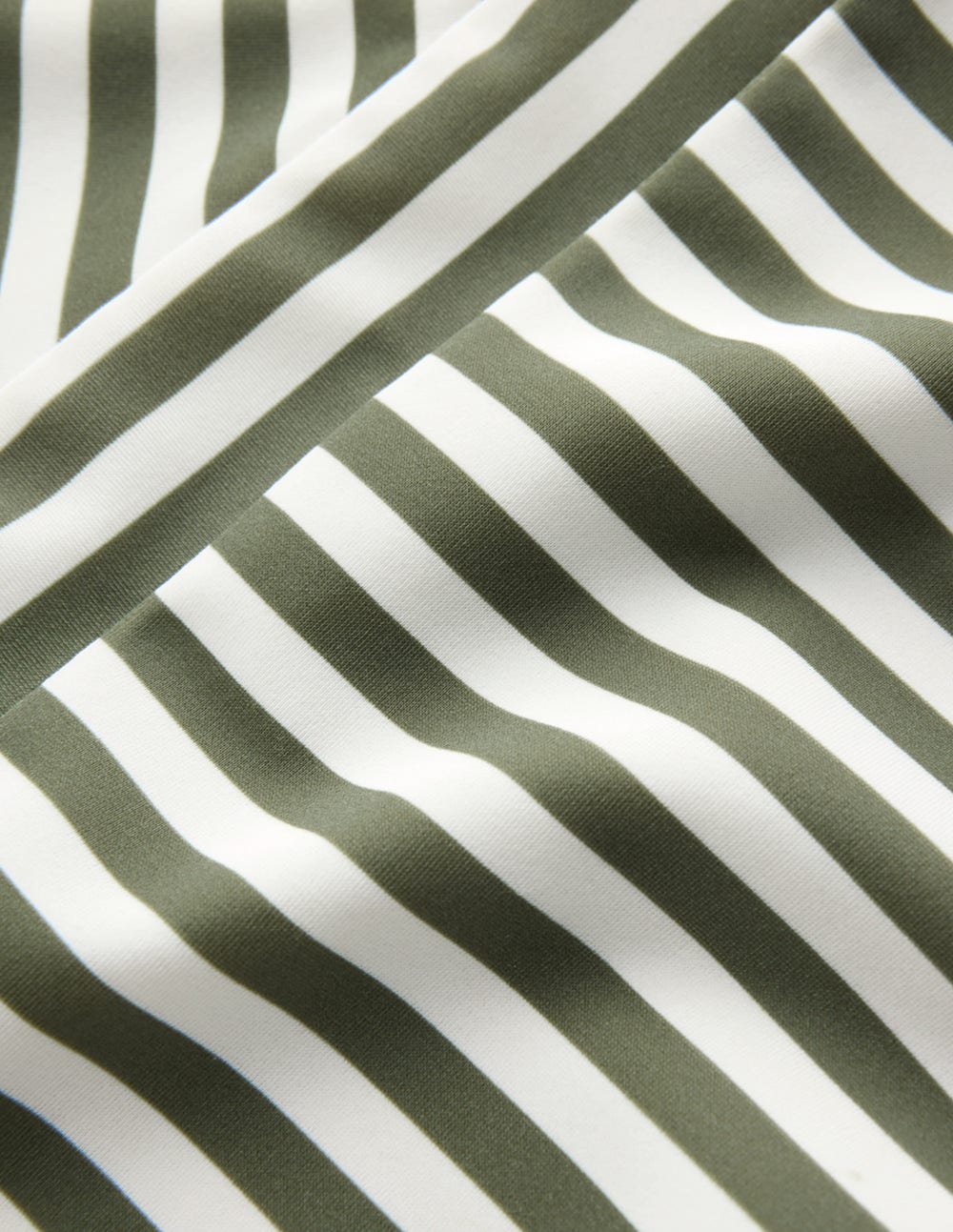Clean Sweetheart Swimsuit-Olive Ivory Stripe