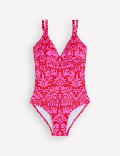 Arles Swimsuit-Salsa, Ornamental Foliage