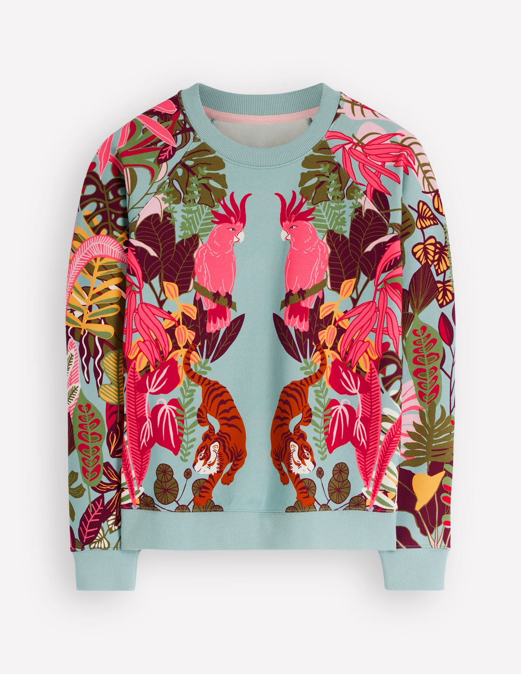 Emi Printed Sweatshirt-Tropical Safari Placement